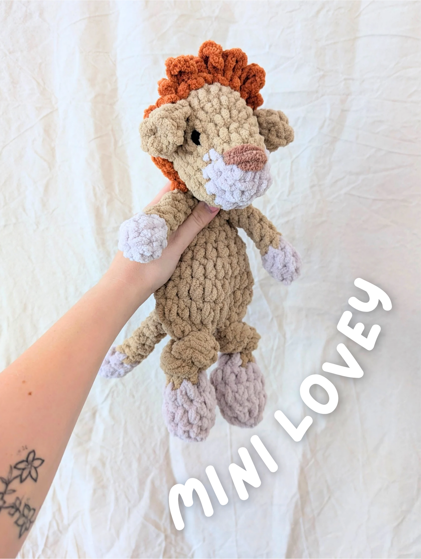 Custom Mini Knotted Lovey