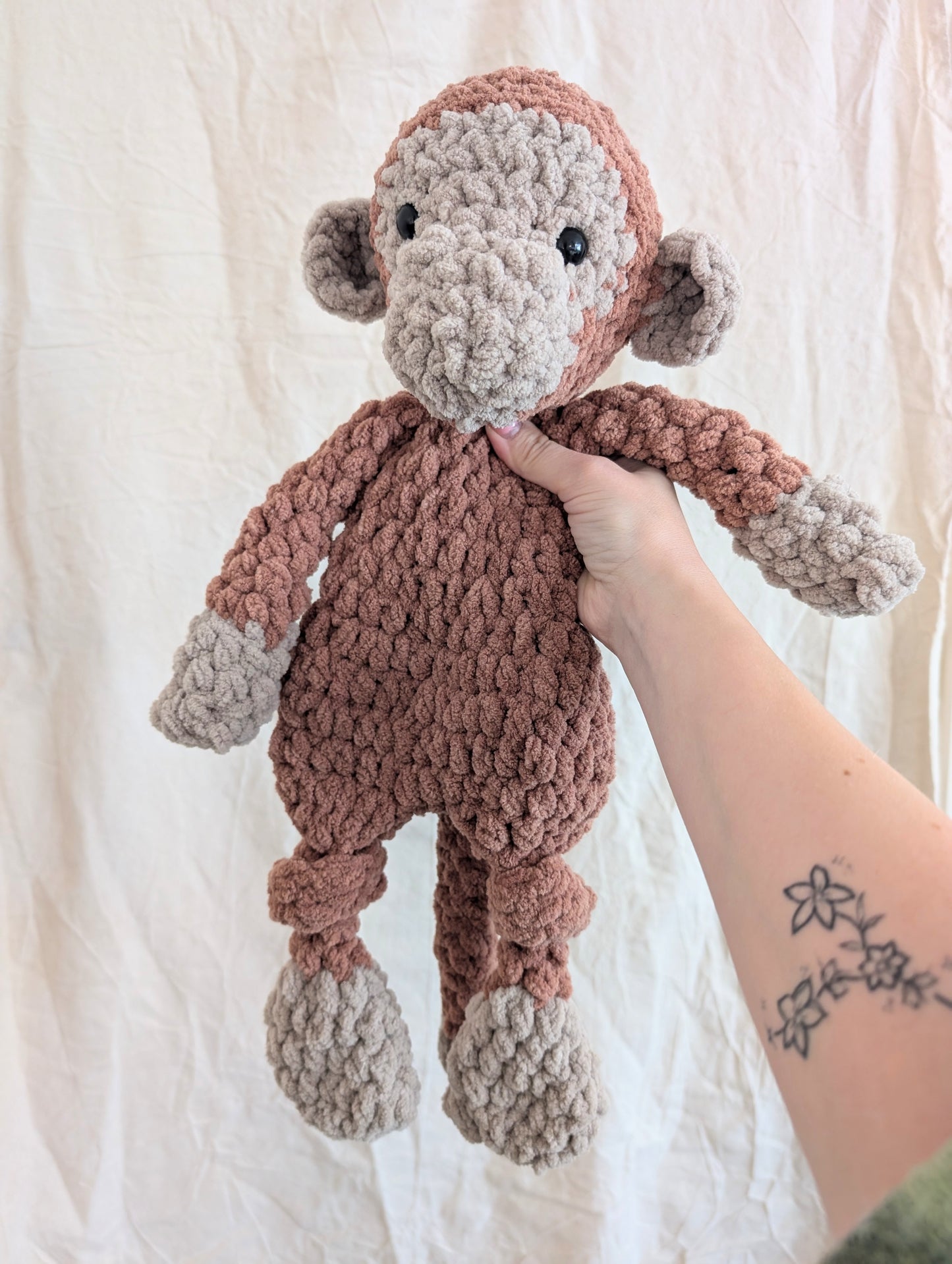 Little Max Monkey Knotted Lovey