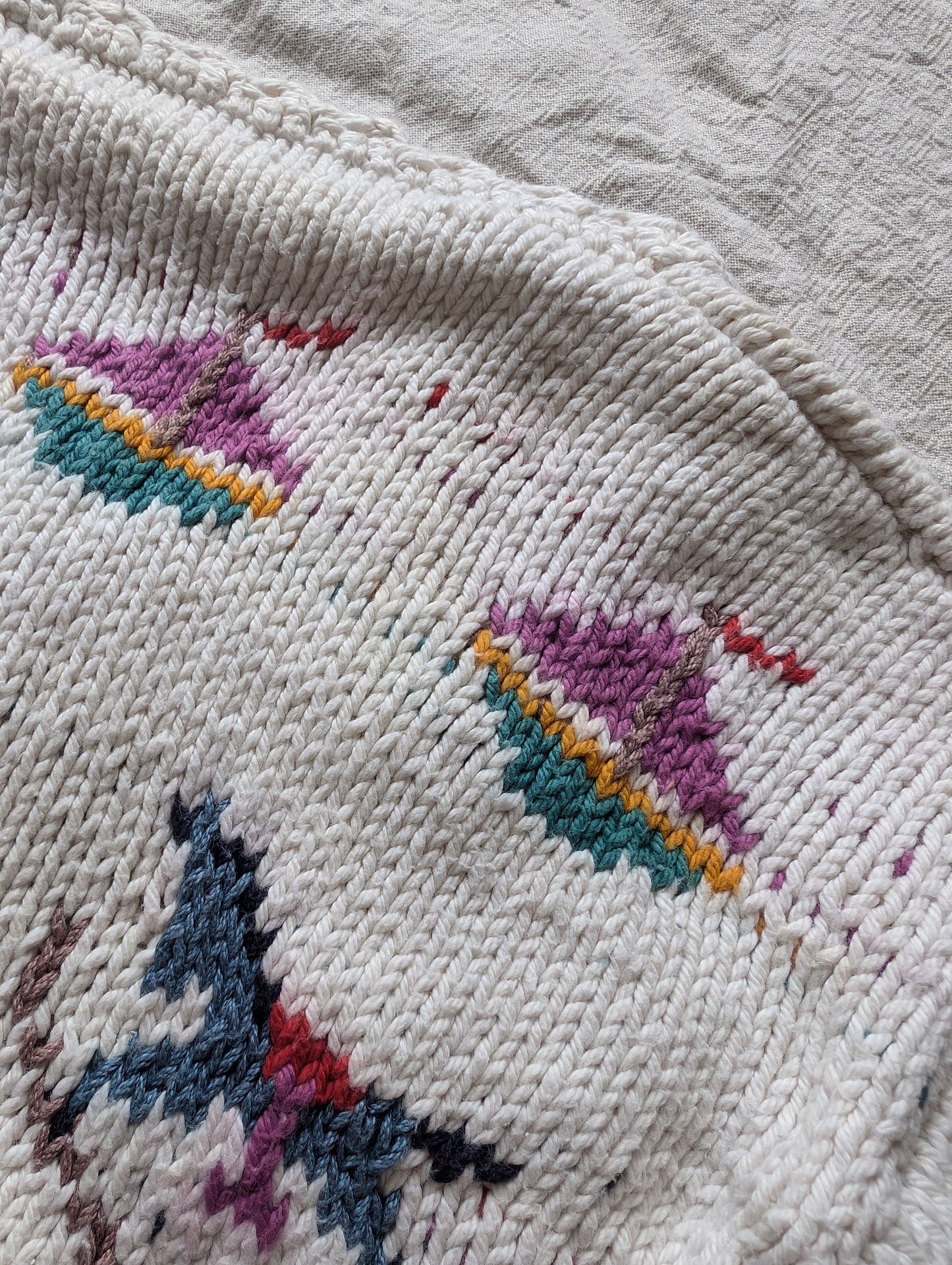 Playful vintage cardigan (2-3 years)