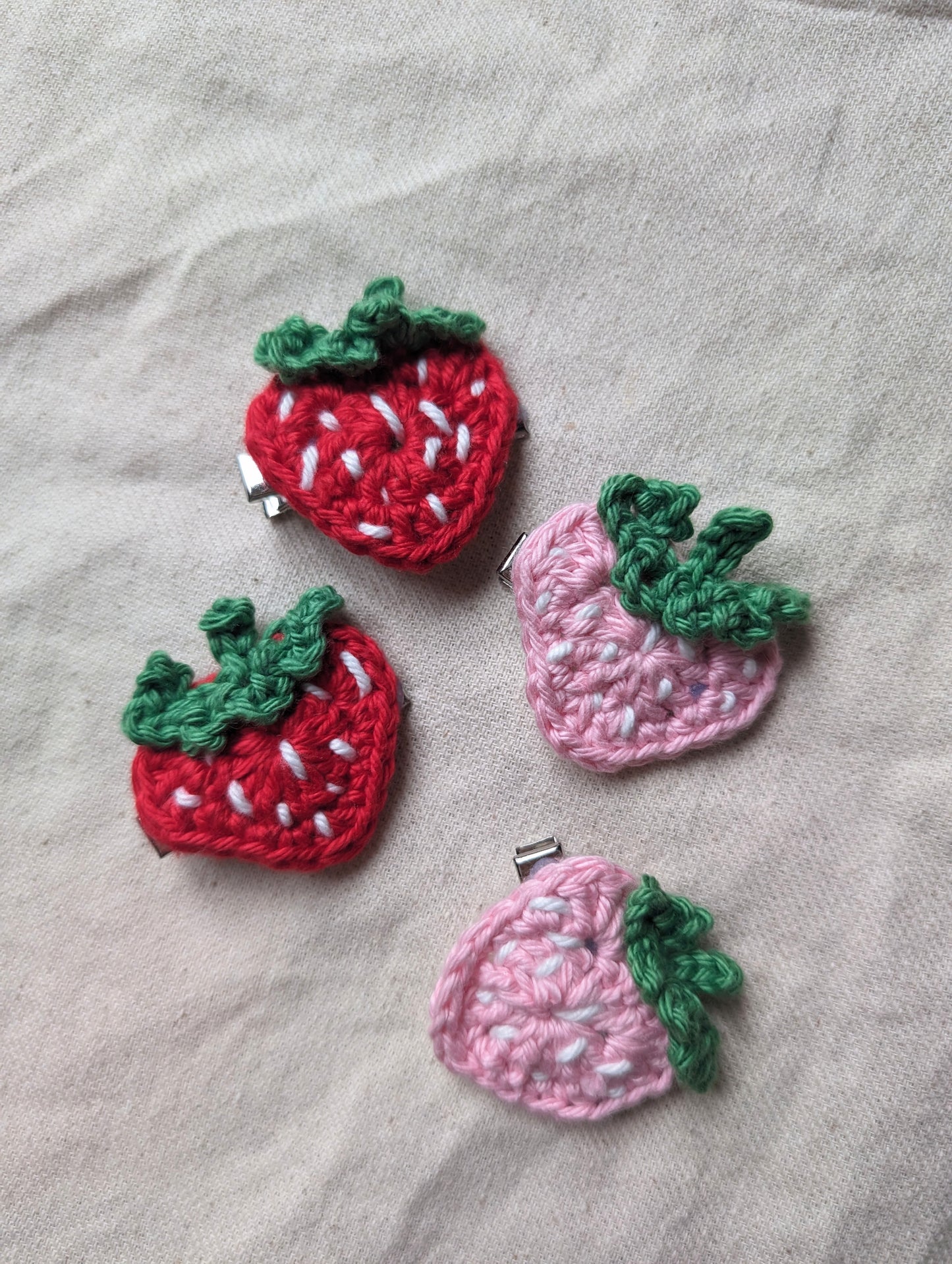 Strawberry Hair Clips