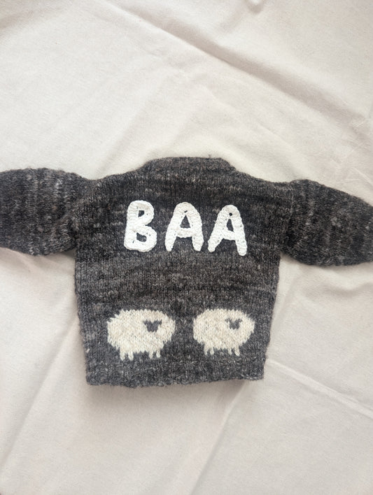 Baa Cardigan (0-3 months)