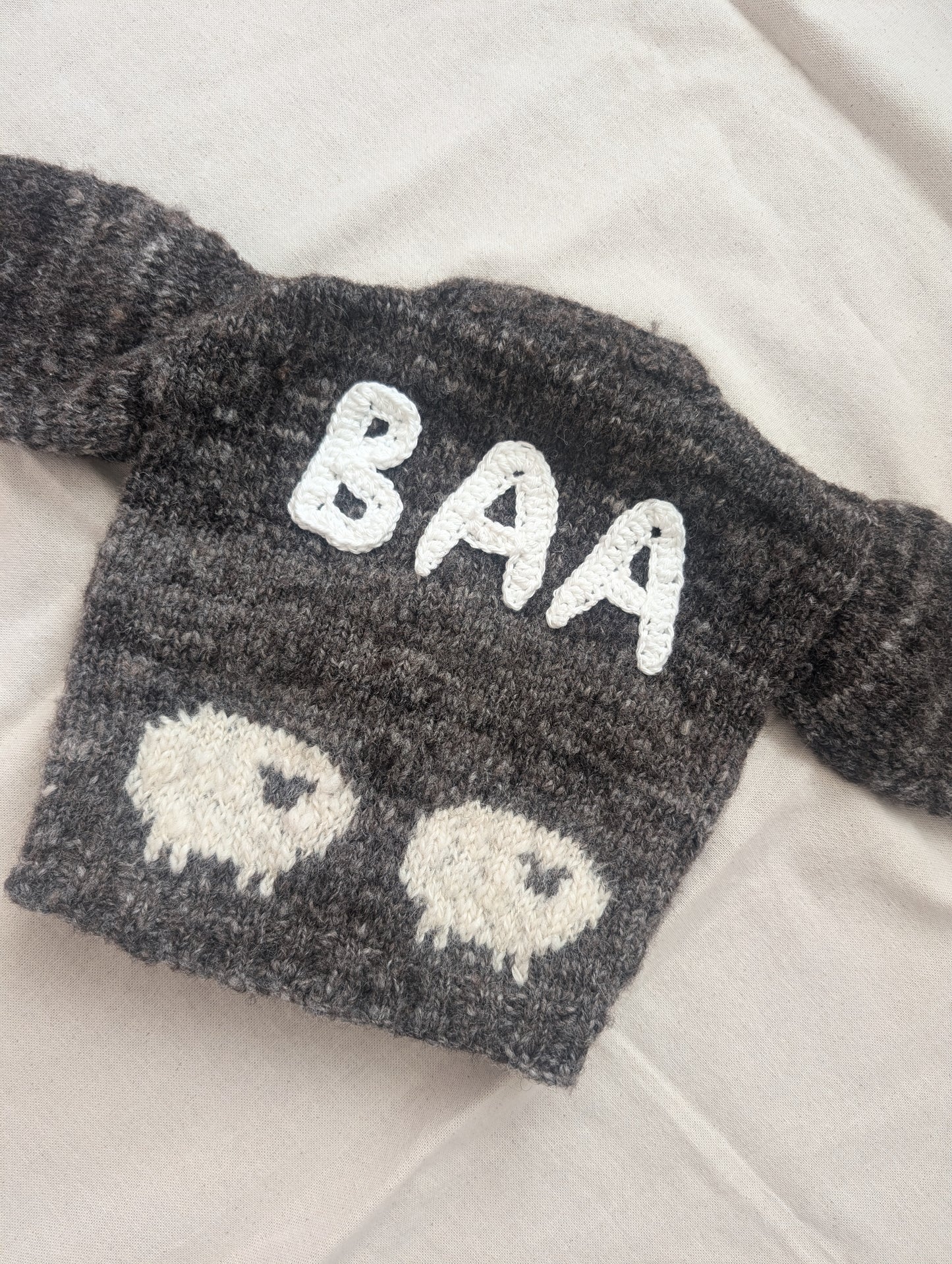 Baa Cardigan (0-3 months)