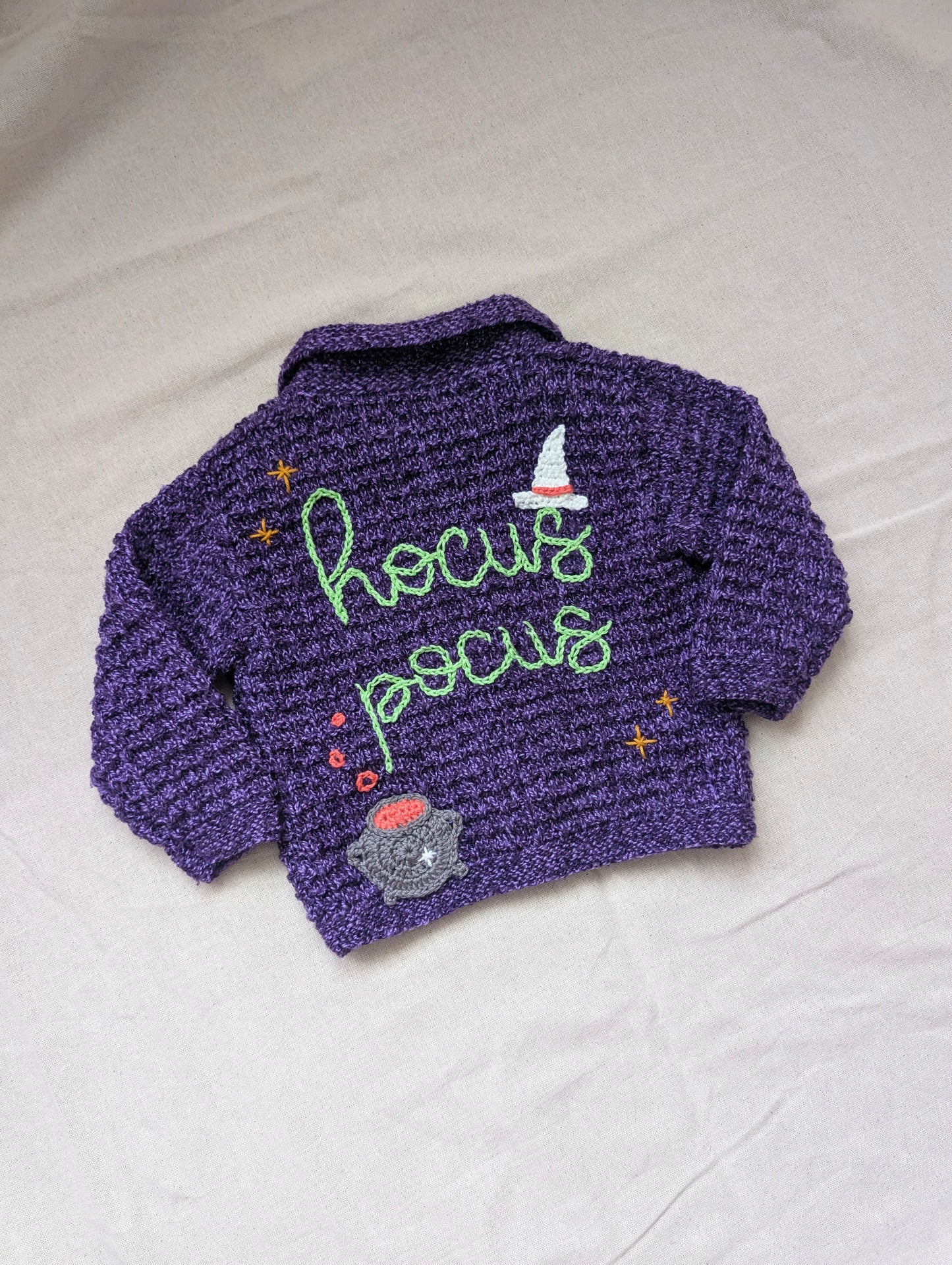 Hocus Pocus Cardigan (12-18 months)