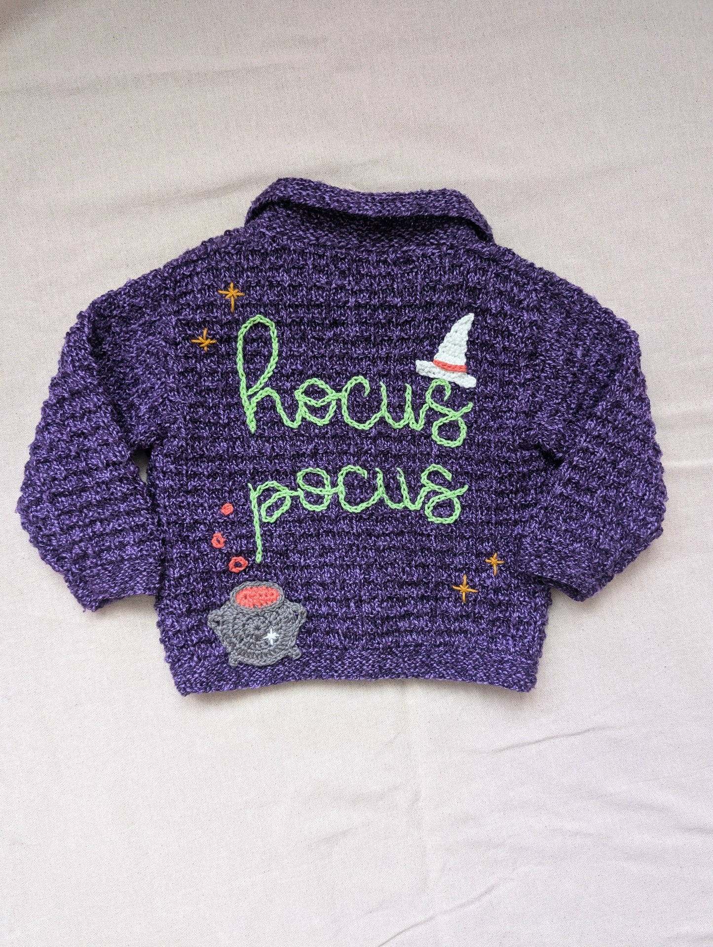 Hocus Pocus Cardigan (12-18 months)