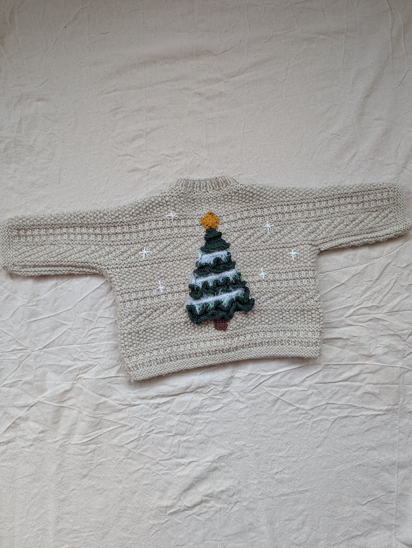 Christmas Tree Cardigan (1-2 years)