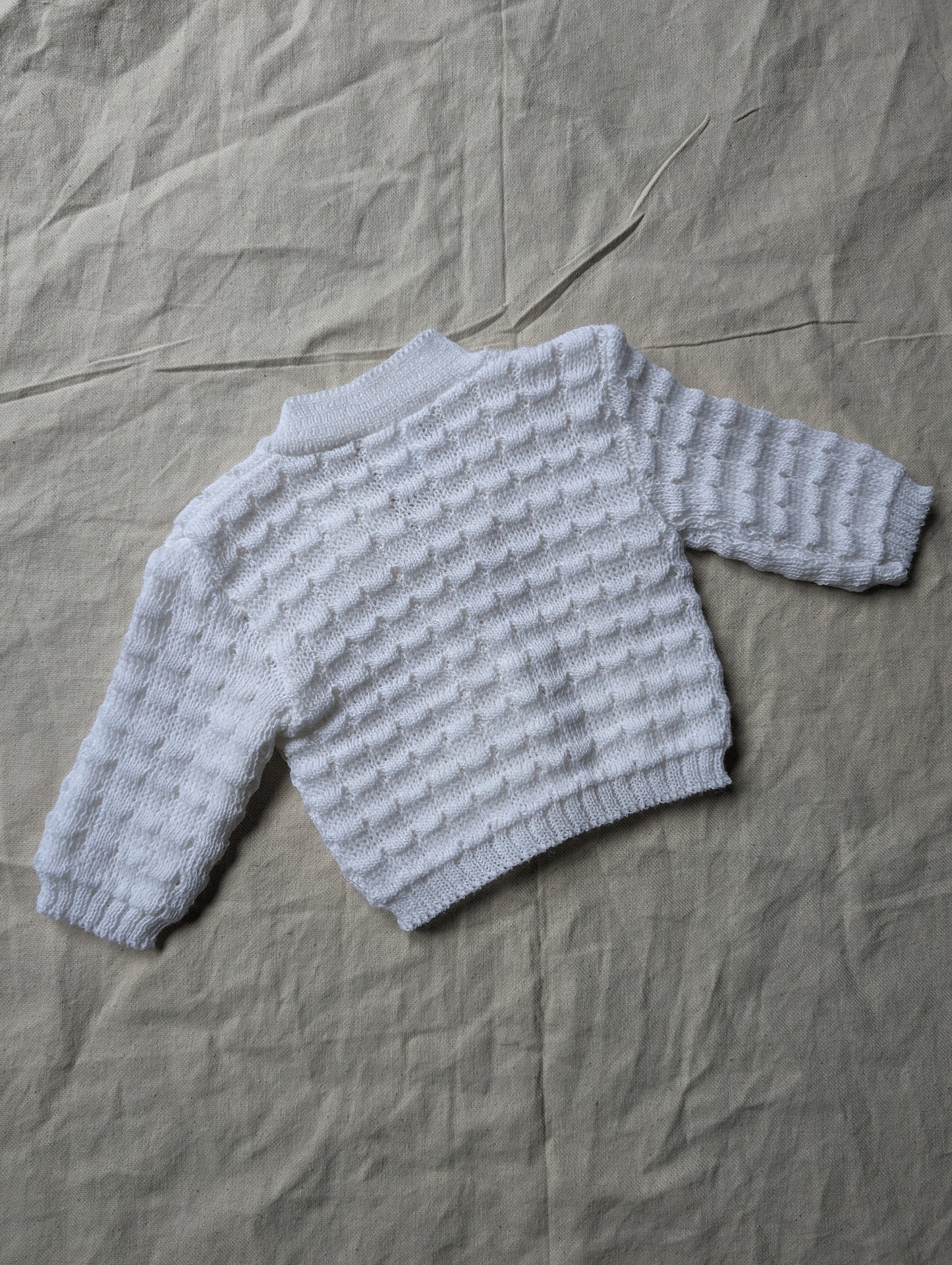 White Bee Bo Cardigan 3-6 months