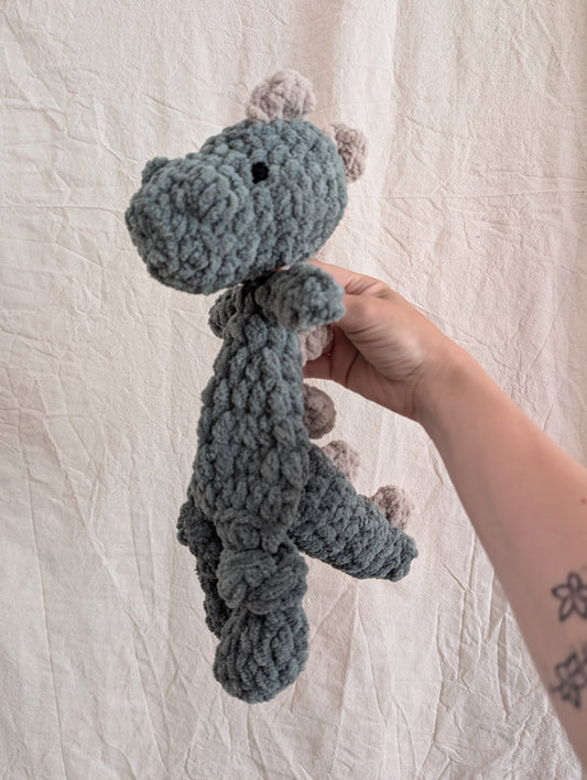Mini Dozer Dino Knotted Lovey