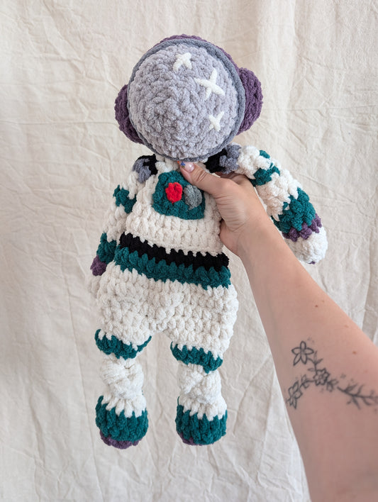Little Atlas Astronaut Knotted Lovey