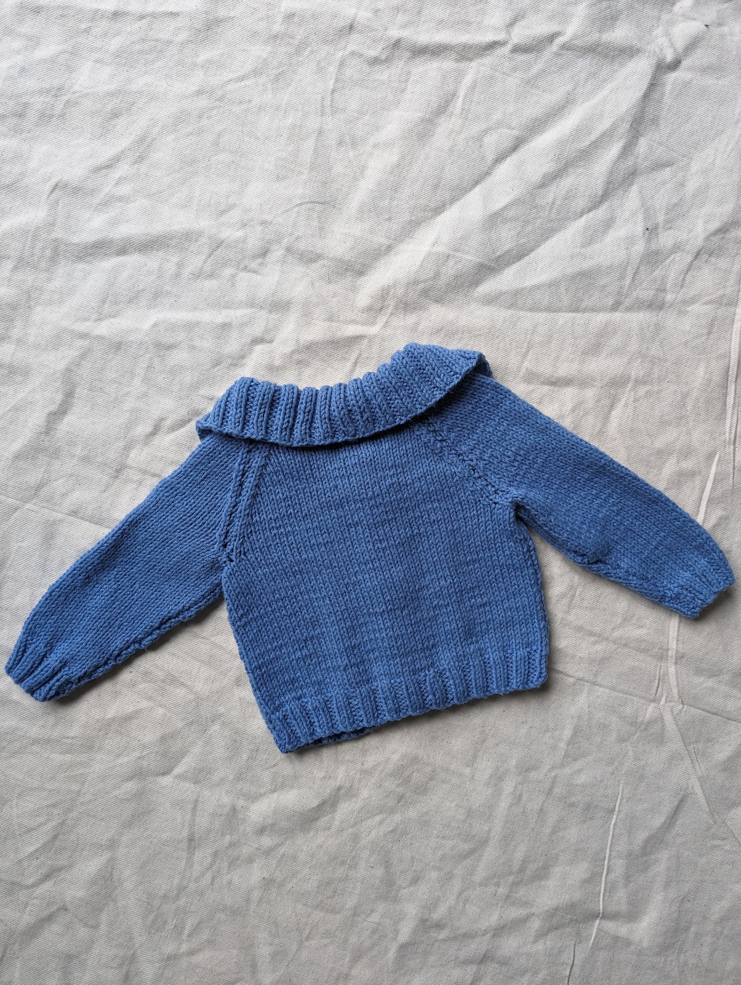 Blue Hand Knit Cardigan 0-3 months