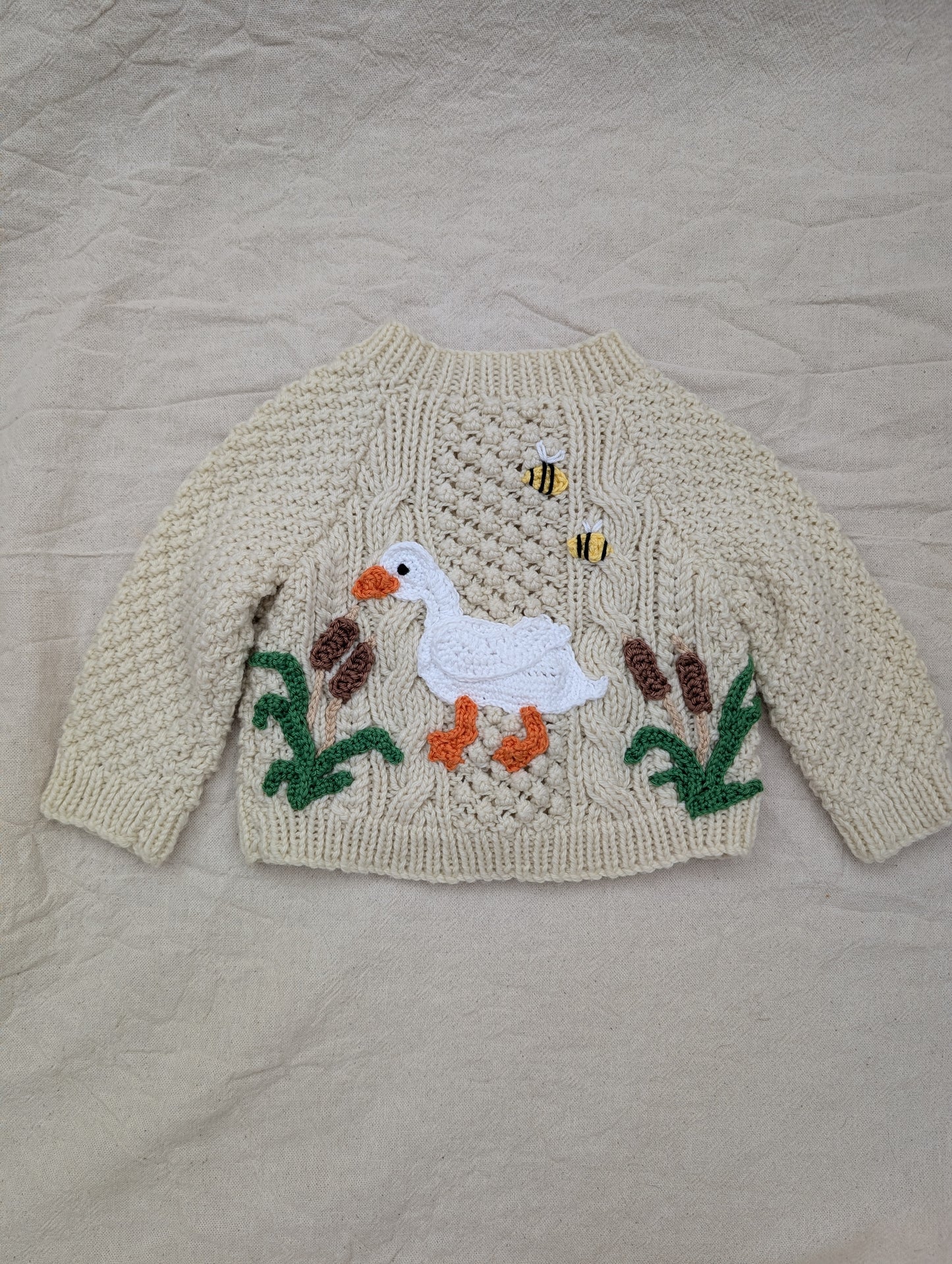 Little Goose Cardigan (0-3 months)