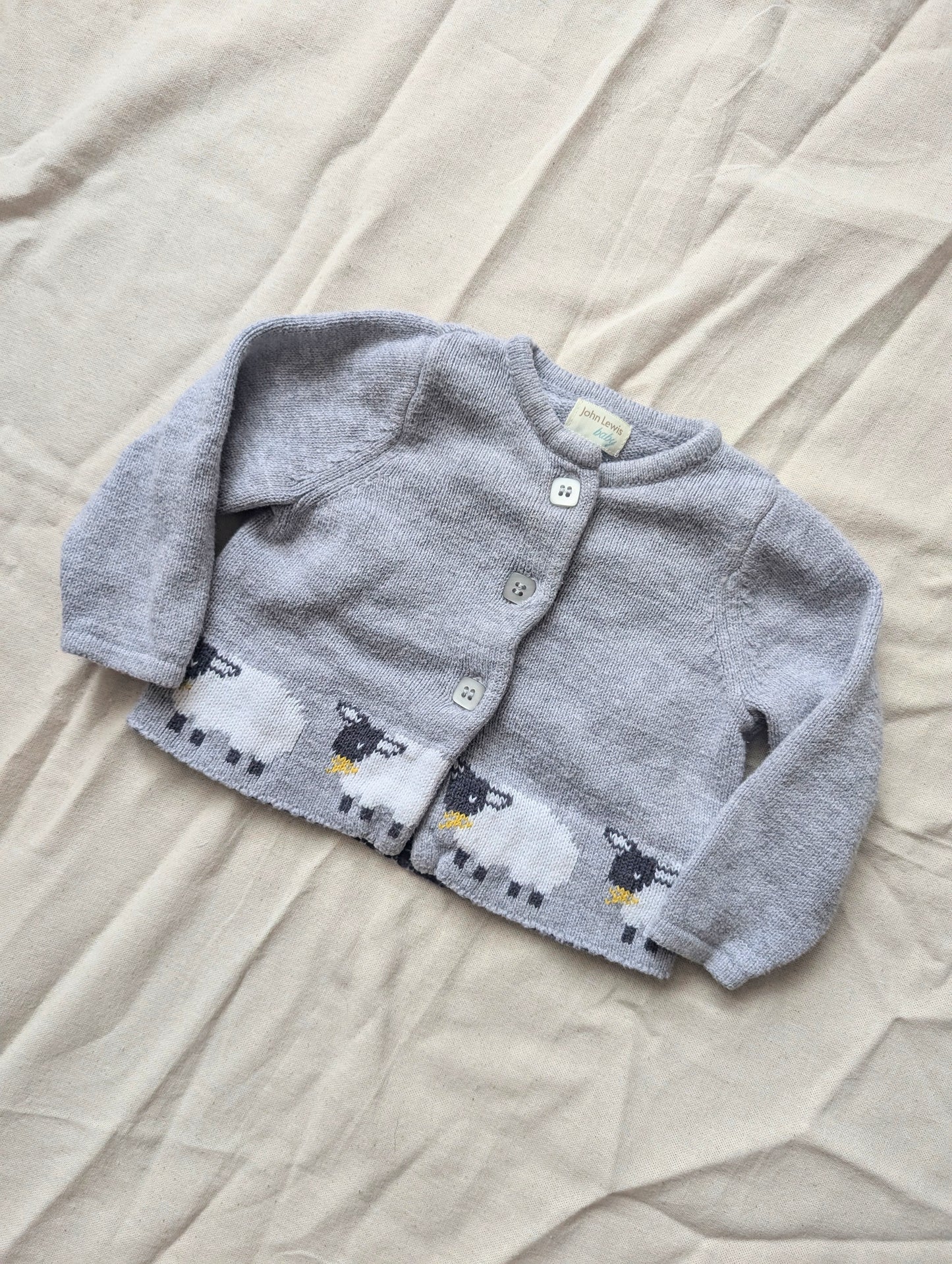 Love Ewe Cardigan (0-3 months)