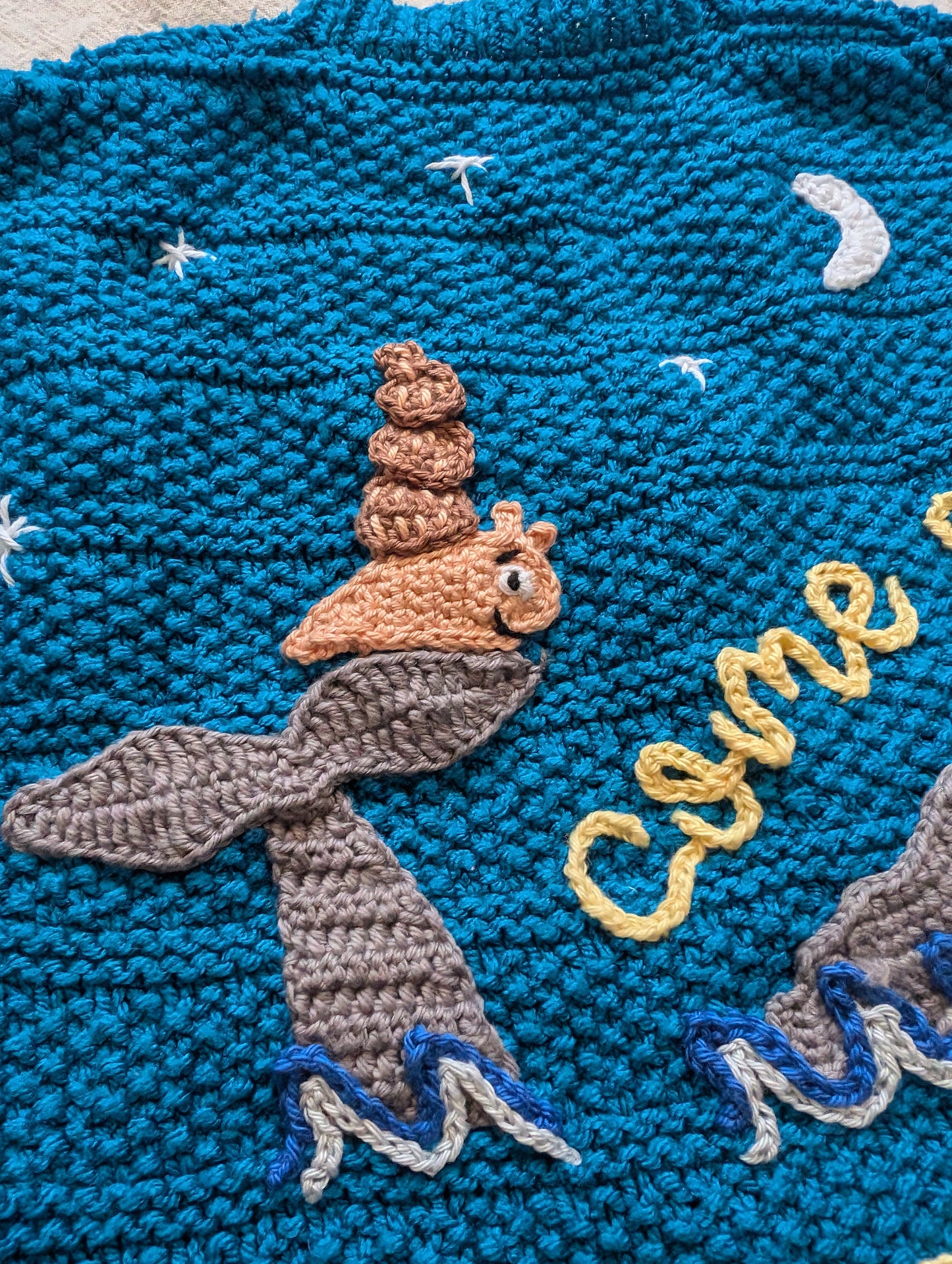 The snail and the whale cardigan (2-3 years)