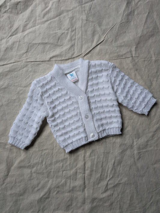 White Bee Bo Cardigan 3-6 months