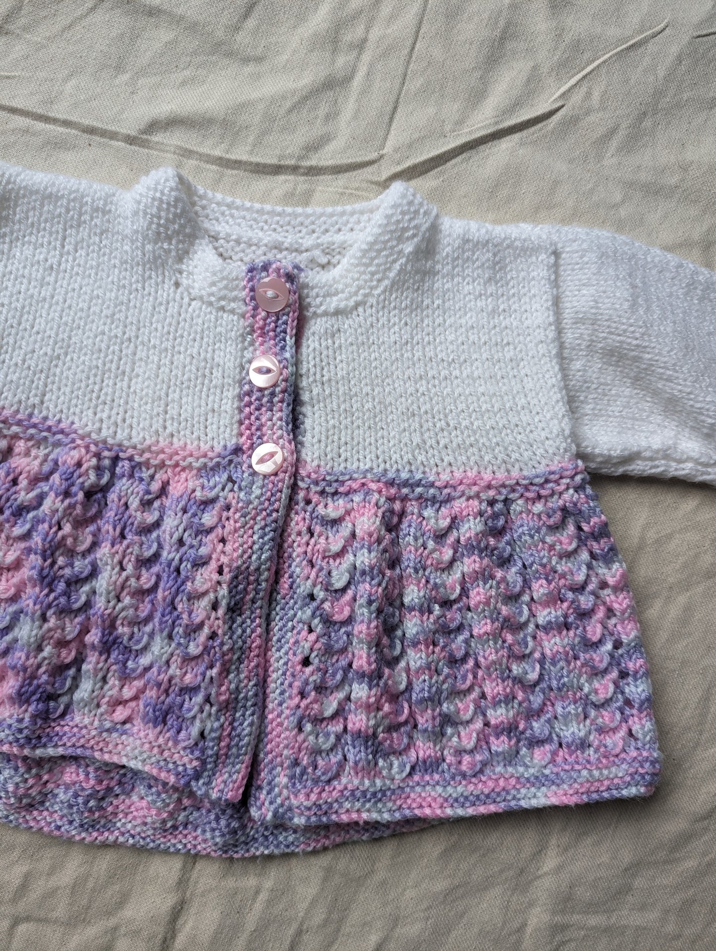 Hand Knit Cardigan 3-6 months