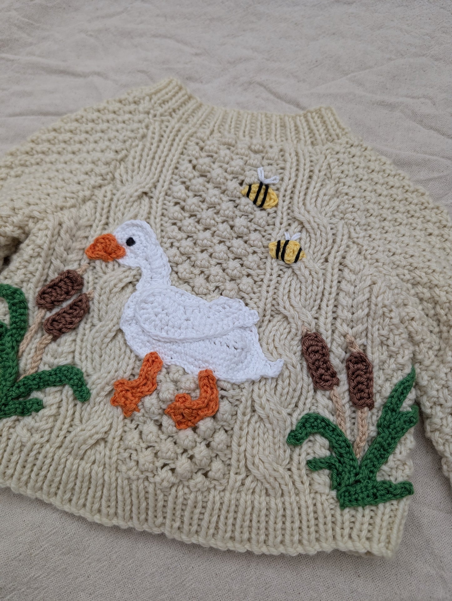 Little Goose Cardigan (0-3 months)
